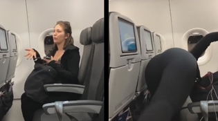 Great Ass Gets Kicked Off The Plane