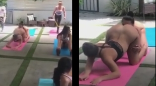 WTF Sluts Go At It In Yoga Class
