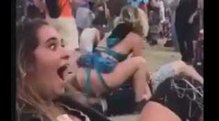 Wasted Slut At A Concert