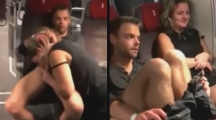 Cock Blocked On The Train